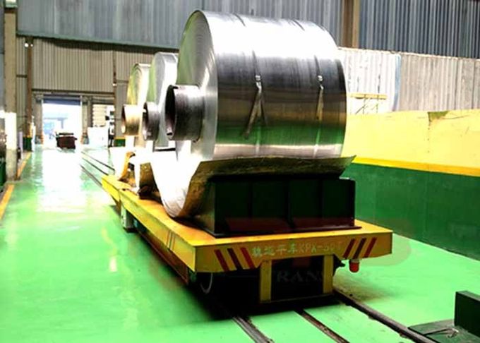 equipamento elétrico do transporte de materiais do Em-trilho 25t para o transporte de aço das bobinas